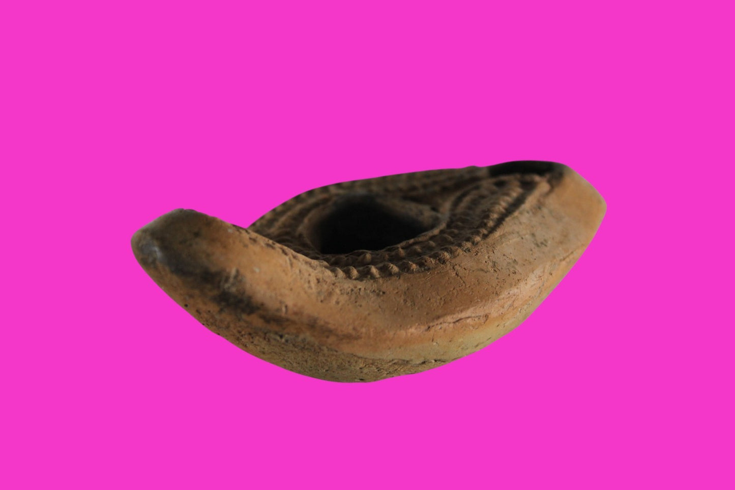 Ancient Holy Land Oil Lamp Artifact From Jesus Christ Homeland 400-500AD COA 27