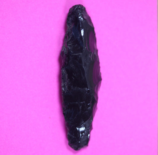 Pre Columbian Artifact Authentic Aztec Arrowhead Battle of Mexico City COA 27