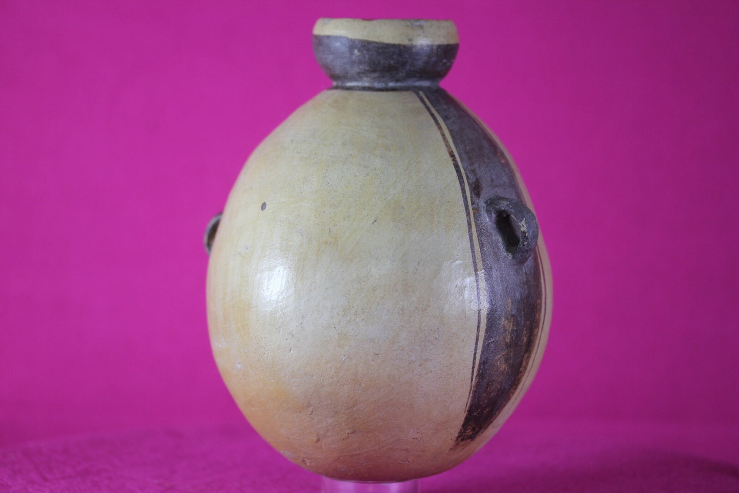 Authentic Pre Columbian Chancay Artifact 800-1200 AD Pottery Jar Peru COA T09