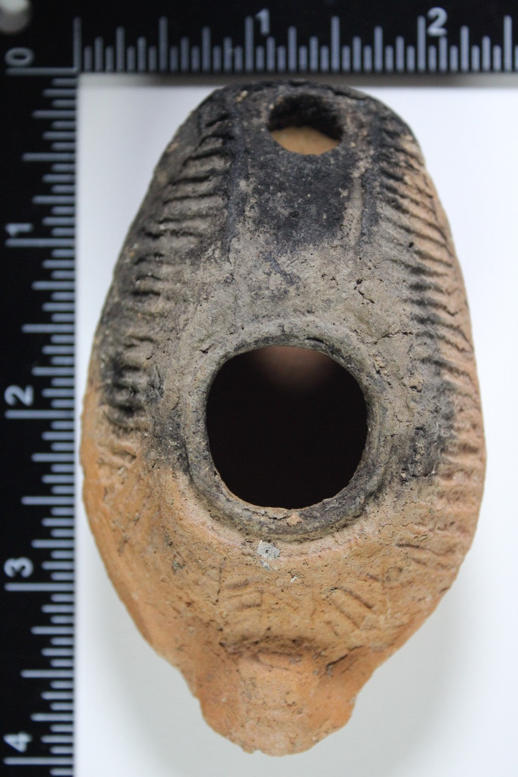 Ancient Holy Land Oil Lamp Artifact Jesus Christ Home Israel 300-600 AD COA 133