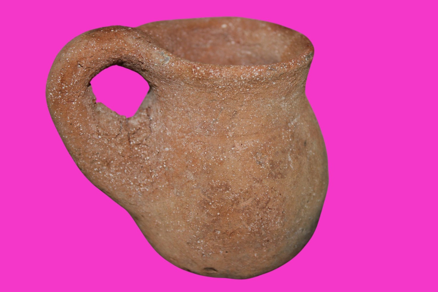 Ancient Holy Land Artifact Time Of Abraham Cup Jesus Christ Home 2000 BC COA 22