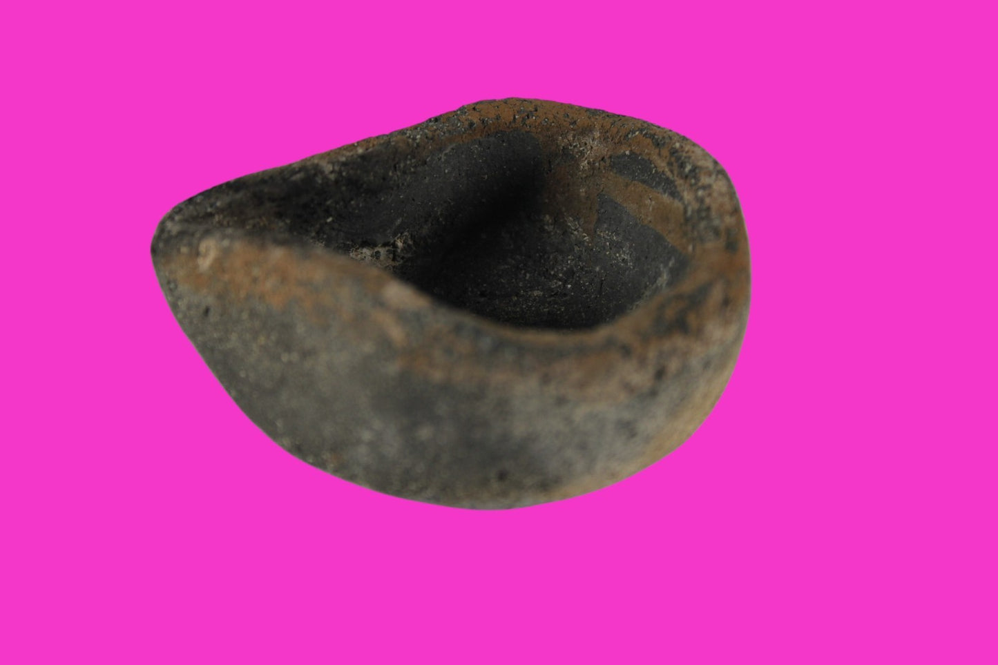 Minature Ancient Holy Land Oil Lamp Artifact Time of King David 1200 BC COA 47