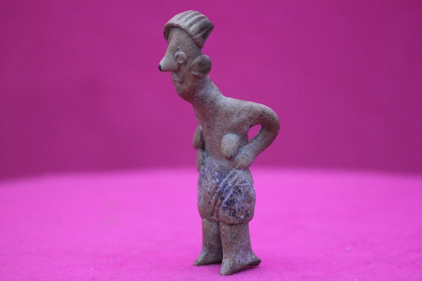 Pre Columbian Artifact Authentic Rare Grandma Tomb Figure Colima Mexico COA 153