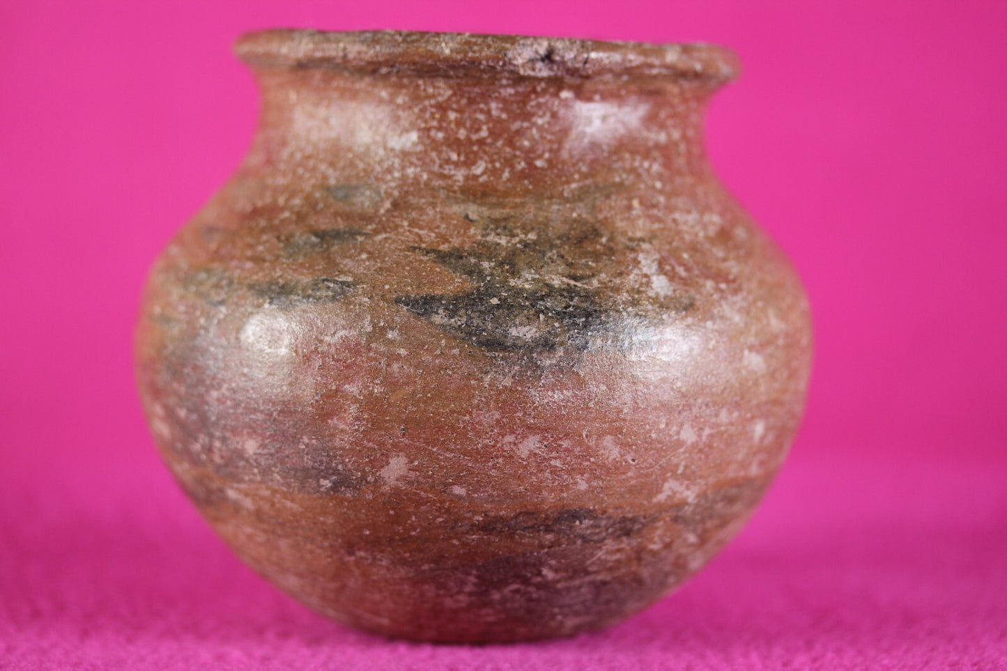 Pre Columbian Artifact Colima 300 BC-300 AD Red Jar Guaranteed Authentic COA J57