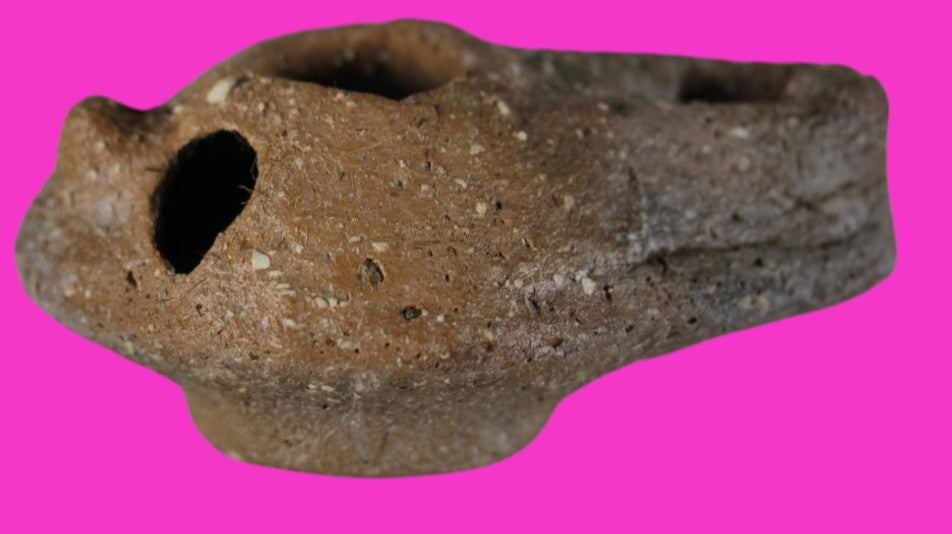 Ancient Holy Land Oil Lamp Artifact Jesus Christ Homeland 100 - 400 AD COA L09