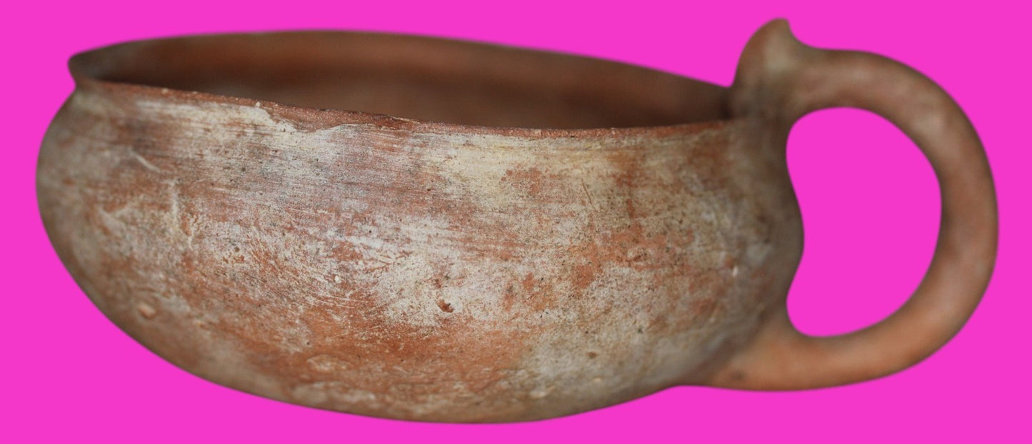 Holy Land Artifact Authentic 4000 Year Old Cup Time of Abraham 2000 BC COA J112