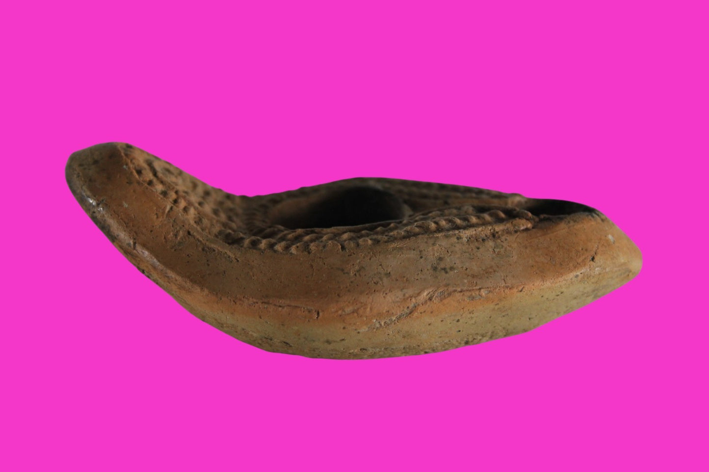 Ancient Holy Land Oil Lamp Artifact From Jesus Christ Homeland 400-500AD COA 27