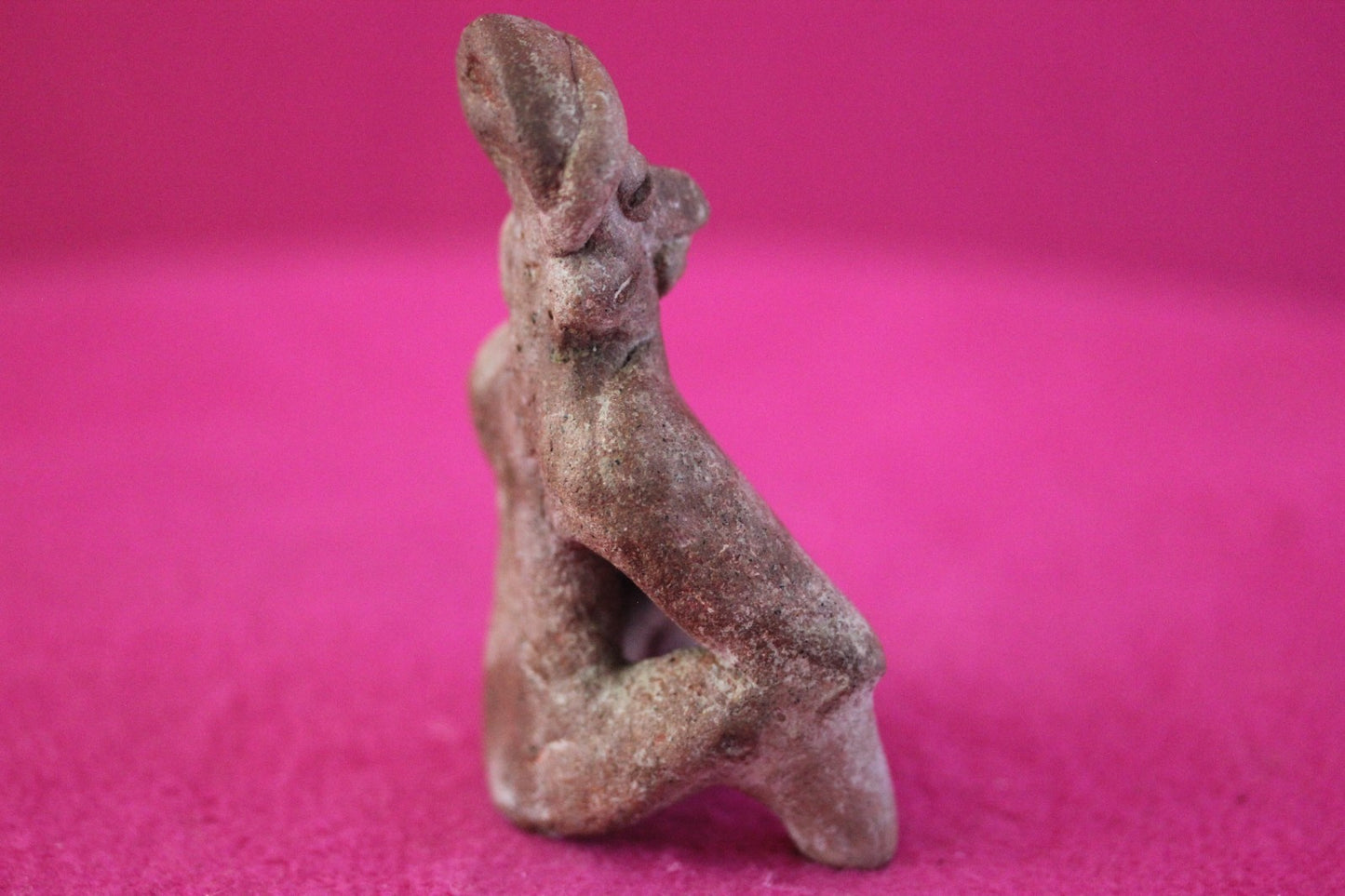 Pre Columbian Authentic Artifact Rare Skirted Tomb Figure Colima Mexico COA 185