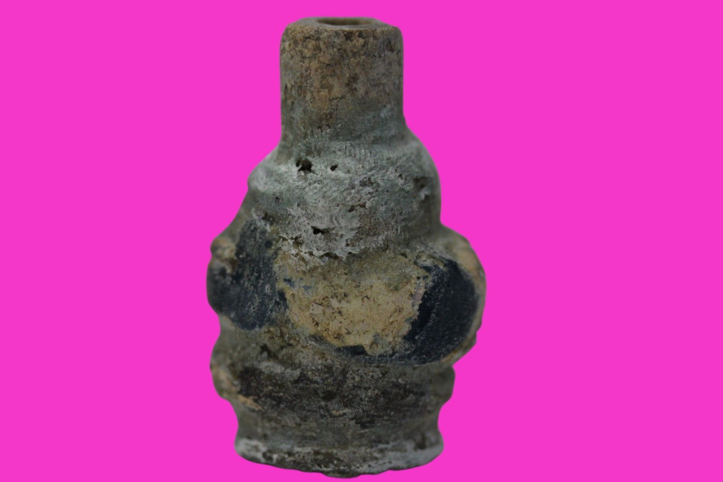 Authentic Persian Artifact Glass Bottle 900-1000 AD Silk Road Hoard COA J28