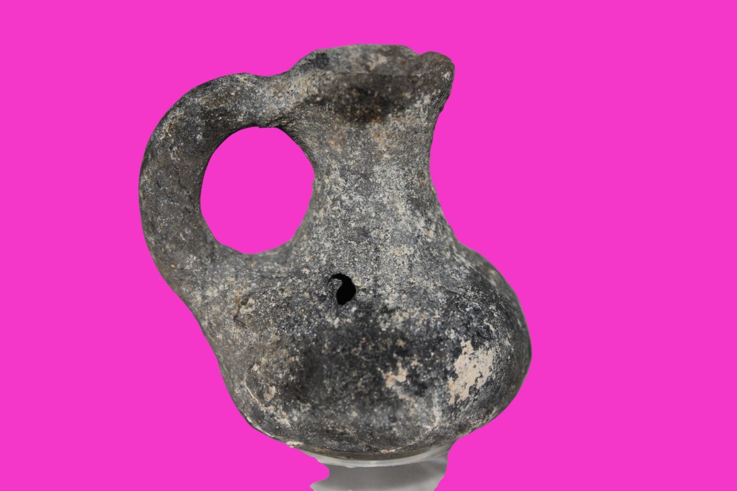 Ancient Holy Land Artifact King David Mini Jugglet Christ Home Land 1000BC COA 2