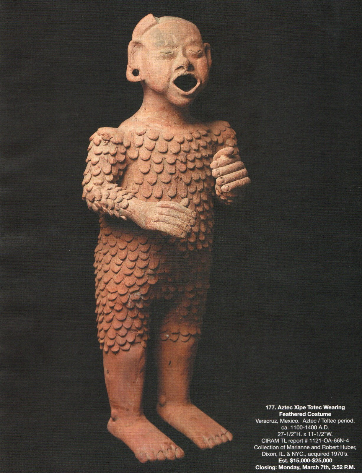 Pre Columbian Artifacts Price & Value Guide Arte Primitivo Auction Catalog #105