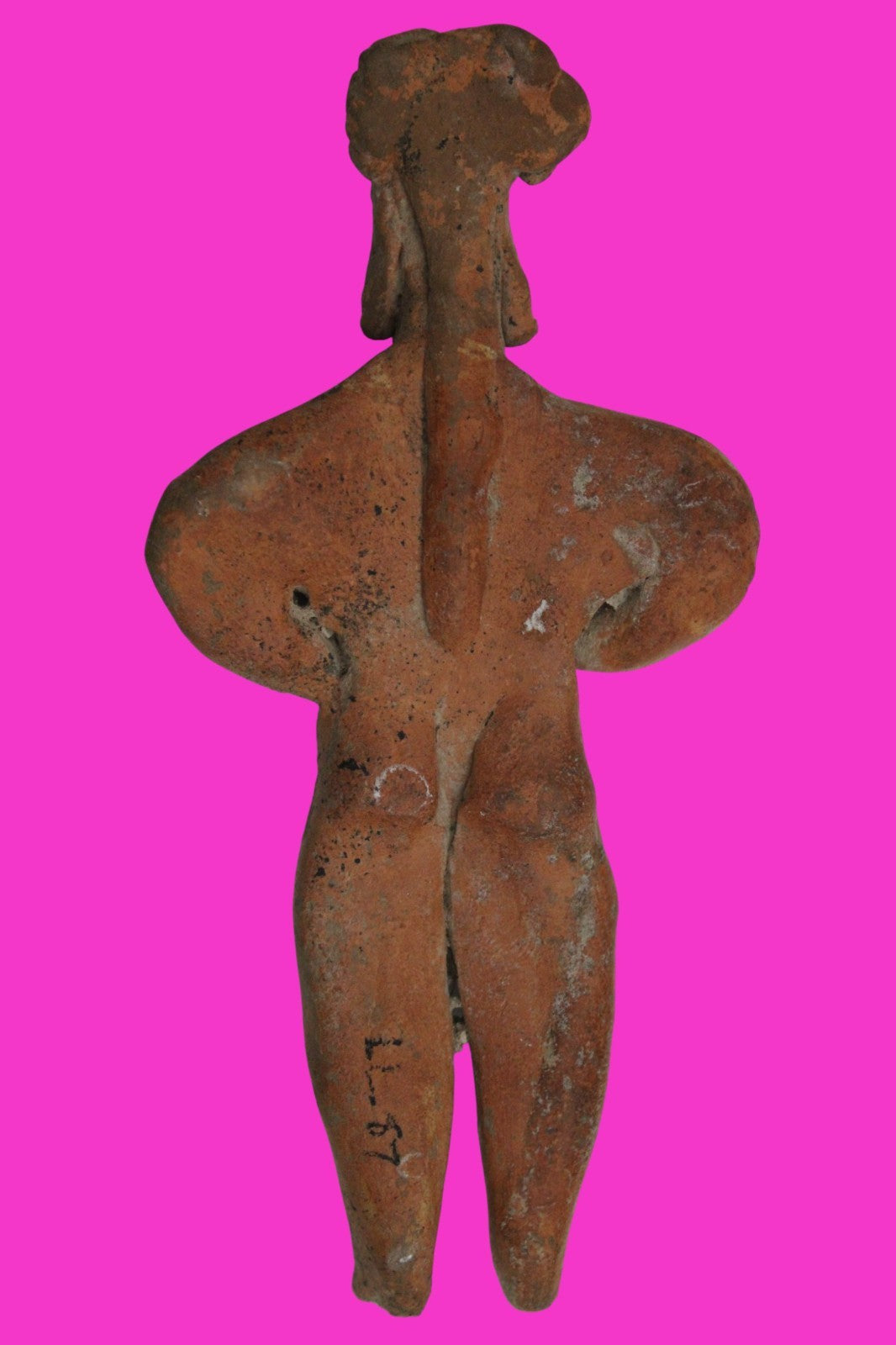 Pre Columbian Artifact 7 Inch Tall Shaft Tomb Figure Colima Mexico 100BC COA 282