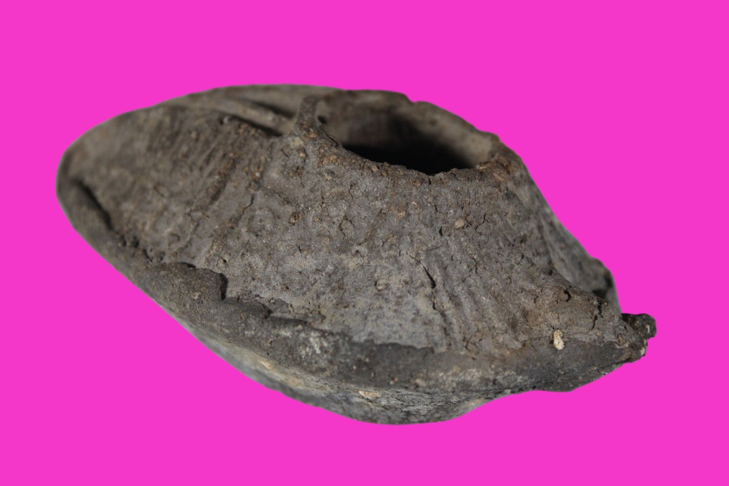 Oil Lamp Holy Land Ancient Artifact Jesus Christ Home Israel 300-600 AD COA 90