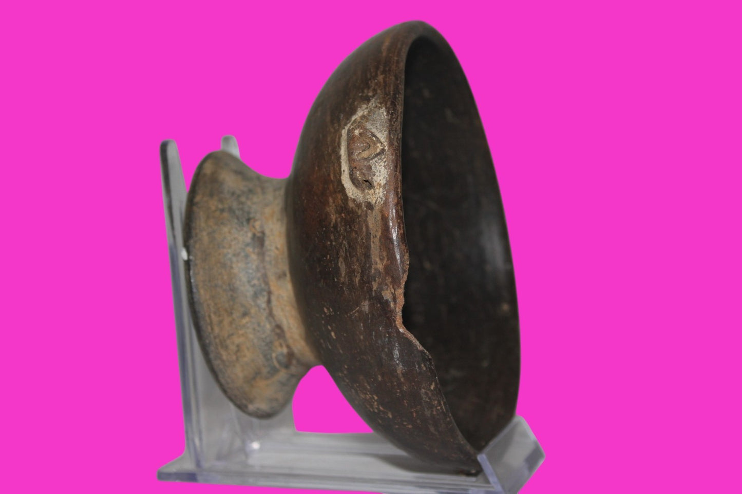 Pre Columbian Authentic Artifact Pedestal Bowl Calima Colombia 750 AD COA J63