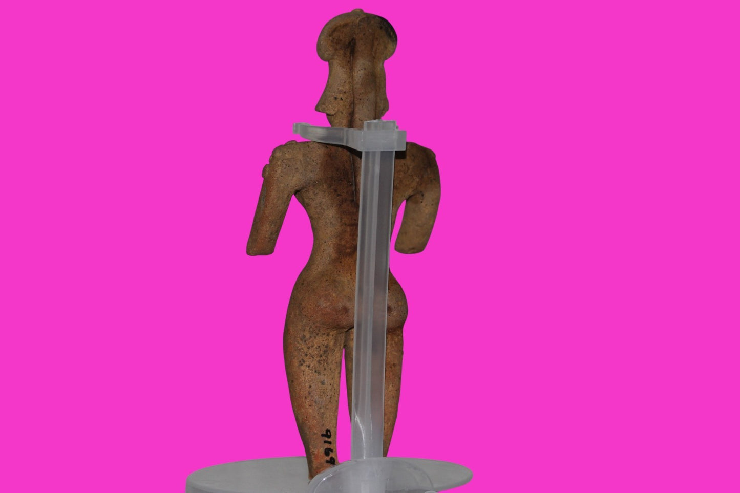 Pre Columbian Artifact 6in Female Shaman Tomb Figure Colima Mexico 100BC COA 253