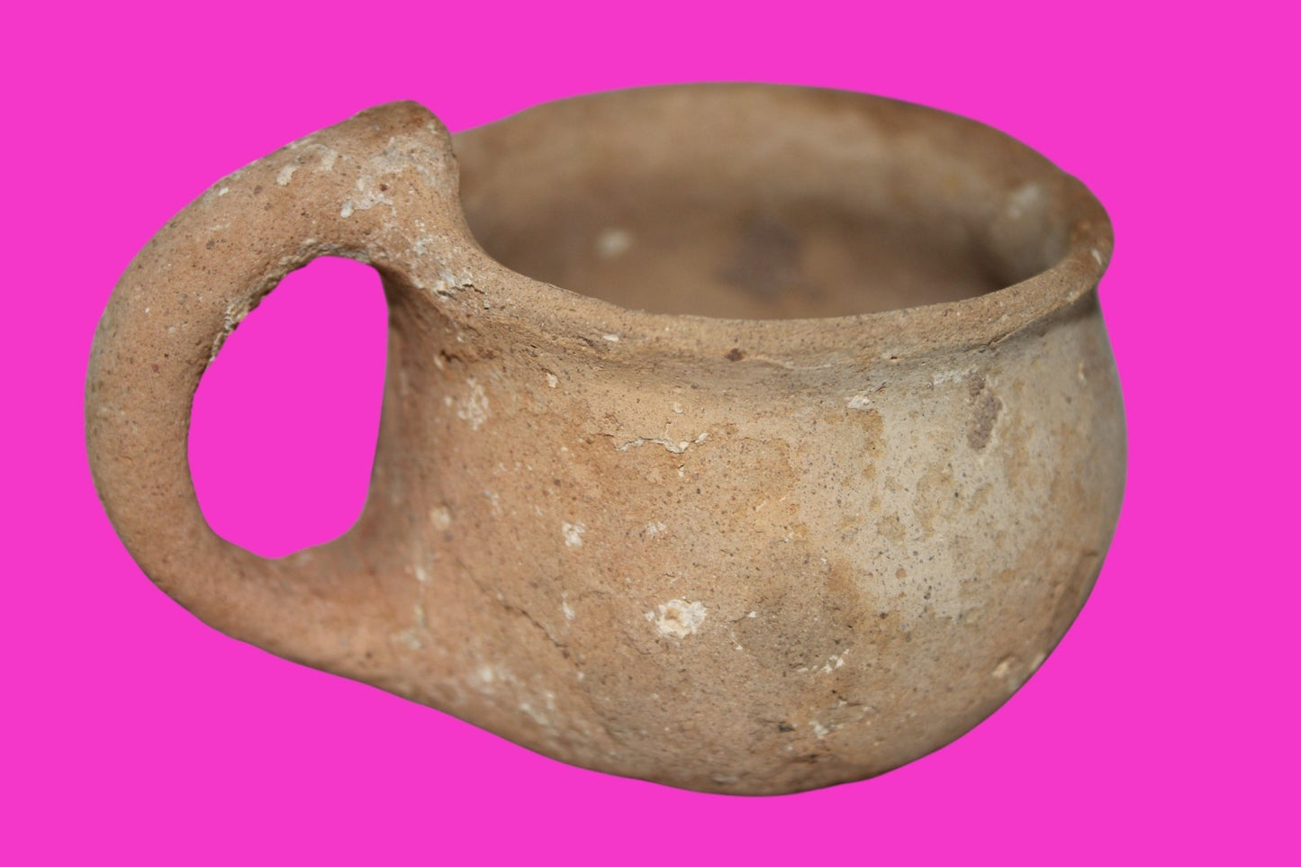 Time Of Abraham Holy Land Artifact Ancient 4000 Year Old Cup 2000 BC COA 23