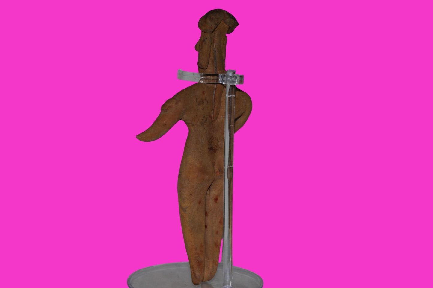 Pre Columbian Artifact 6 in Female Shaft Tomb Figure Colima Mexico 100BC COA 269