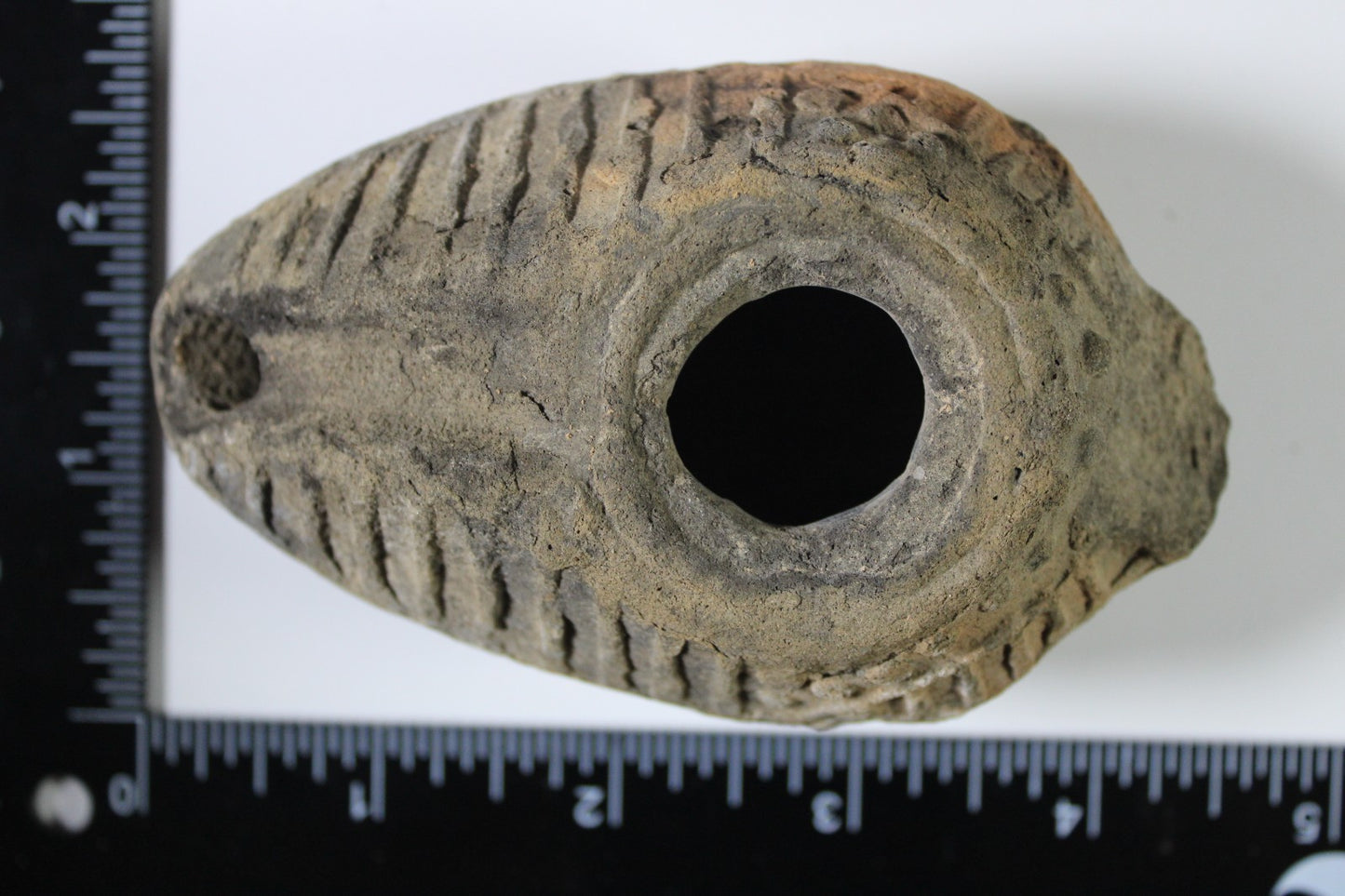 Oil Lamp Holy Land Ancient Artifact Jesus Christ Home Israel 300-600 AD COA 122