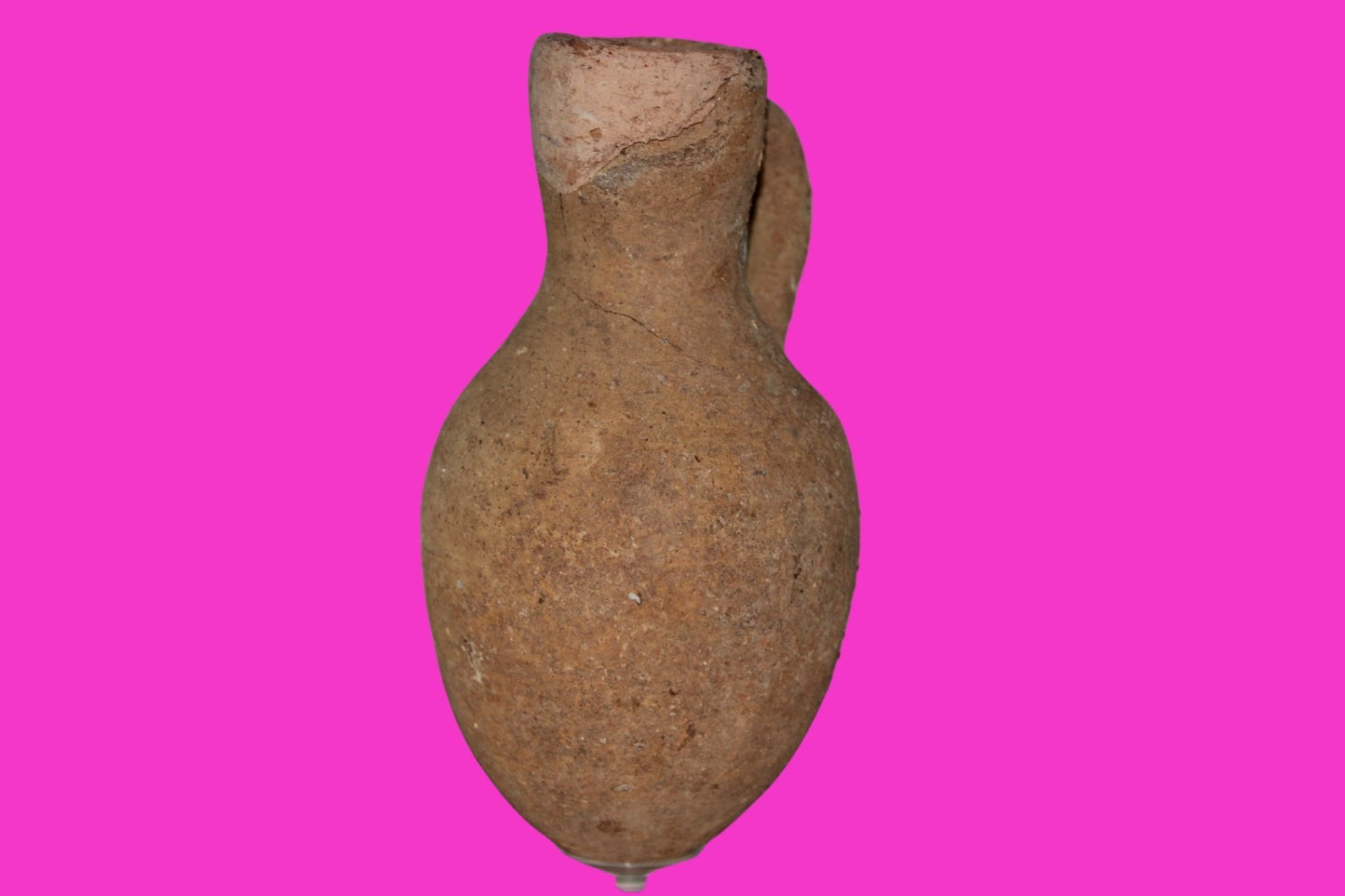 Ancient Holy Land Artifact King David Era Jug Land of Jesus Christ 1000 BC COA 8