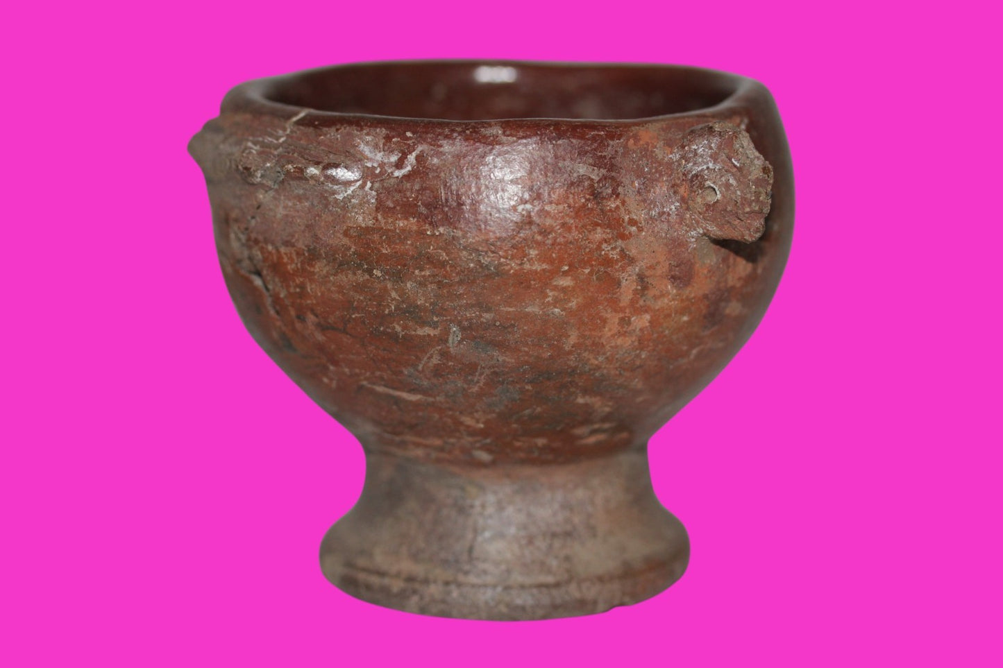 Pre Columbian Artifact Authentic Pedestal Bowl Watershed Costa Rica COA J97