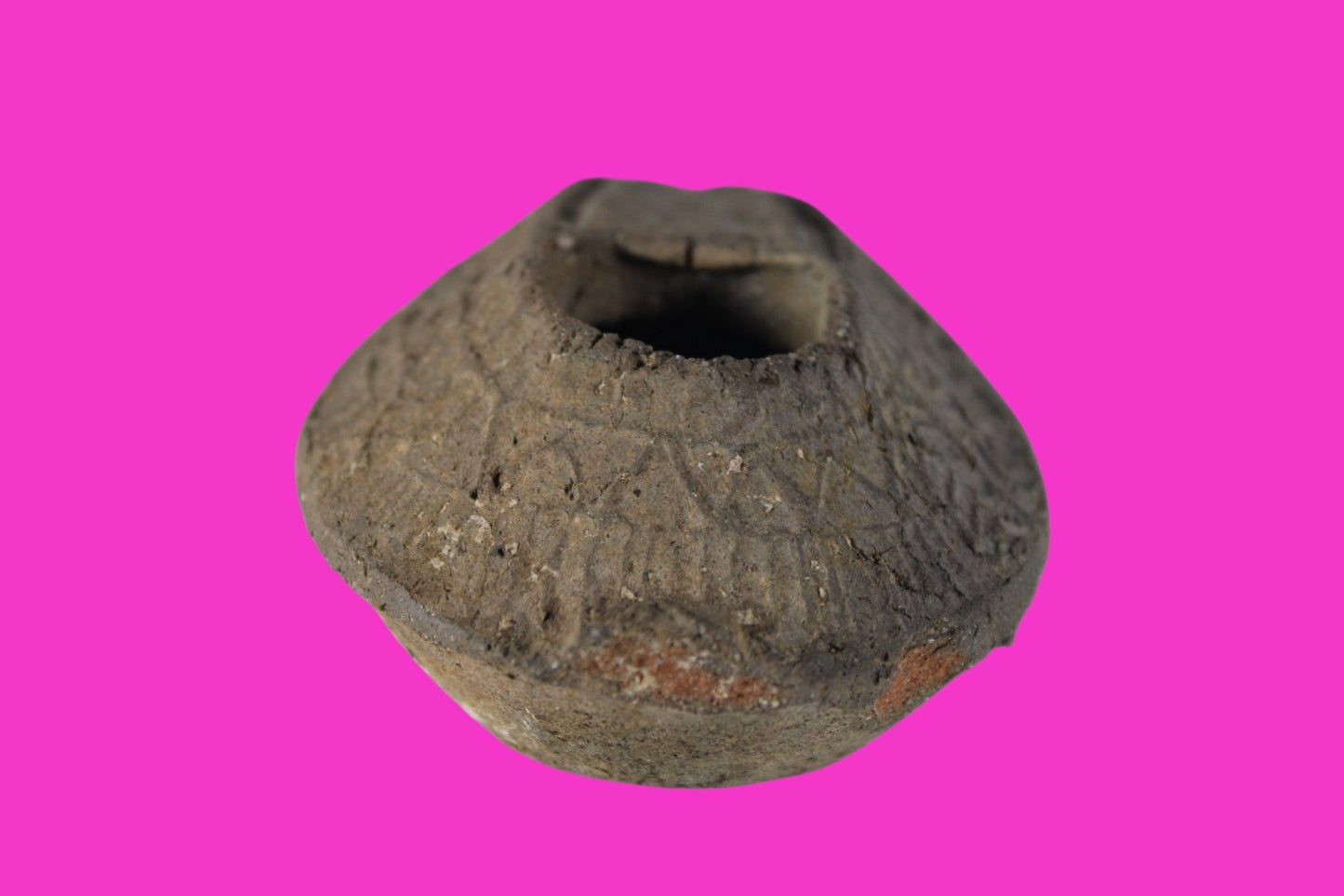 Oil Lamp Holy Land Ancient Artifact Jesus Christ Home Israel 300-600 AD COA 131