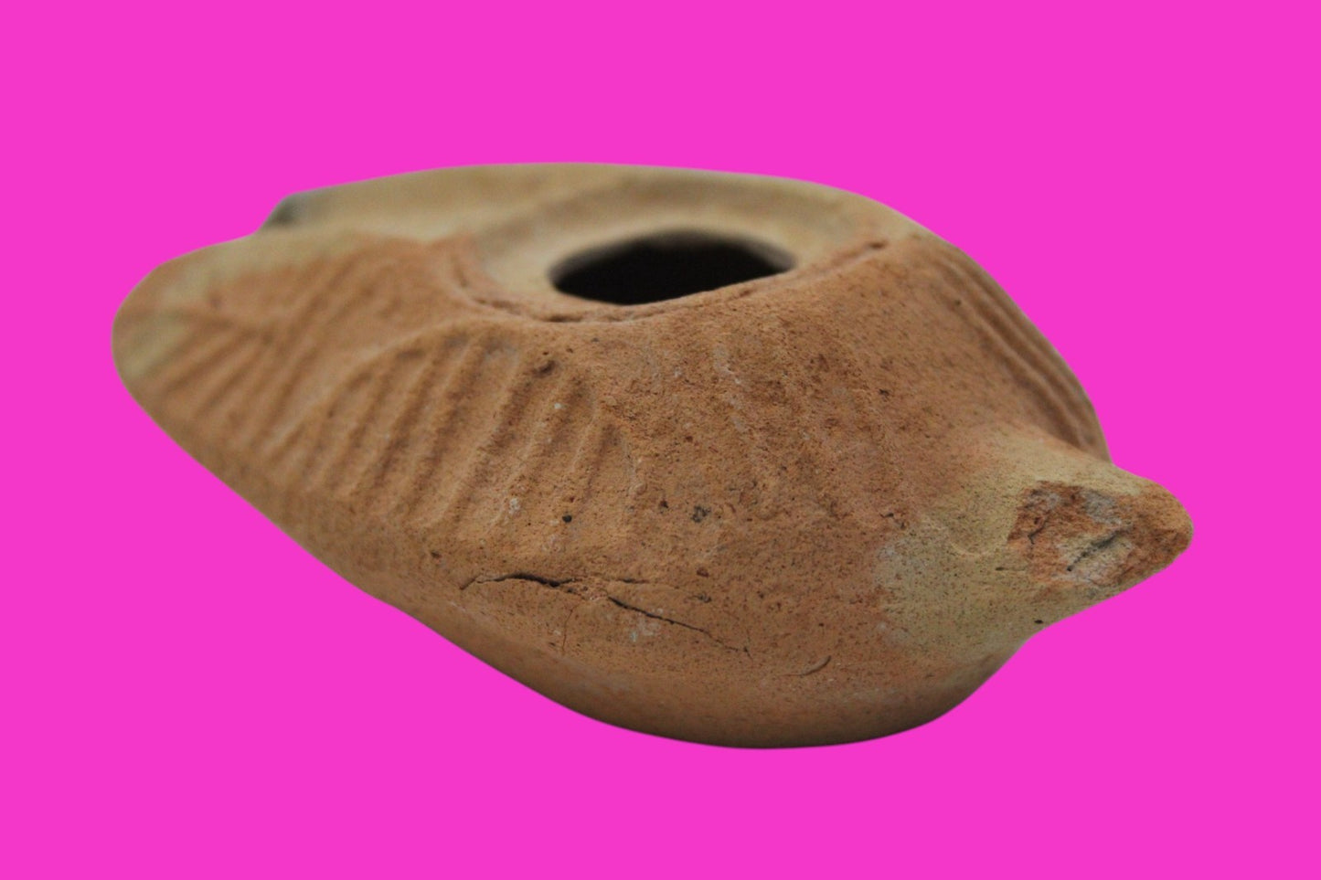 Ancient Holy Land Oil Lamp Artifact From Jesus Christ Home Land 100-500AD COA 57
