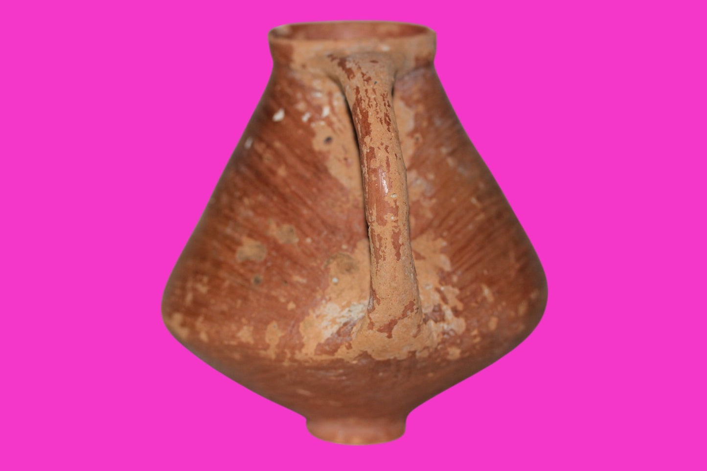 Holy Land Artifact Ancient From Time of Jesus Christ Jug 100BC-200AD COA J134