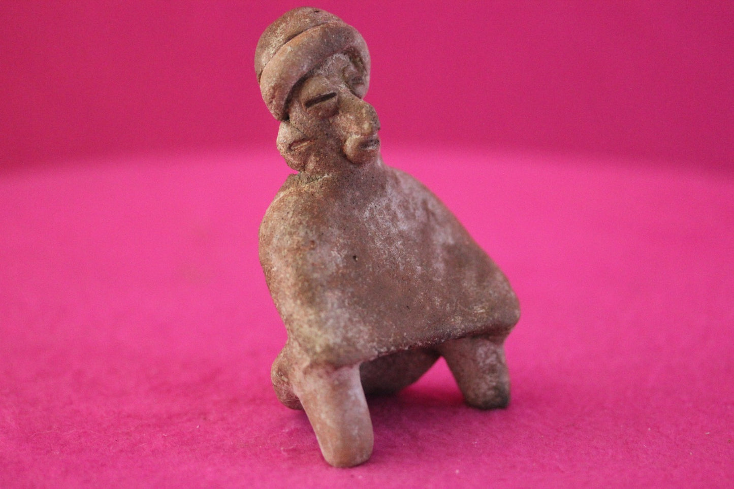 Pre Columbian Authentic Artifact Rare Skirted Tomb Figure Colima Mexico COA 185