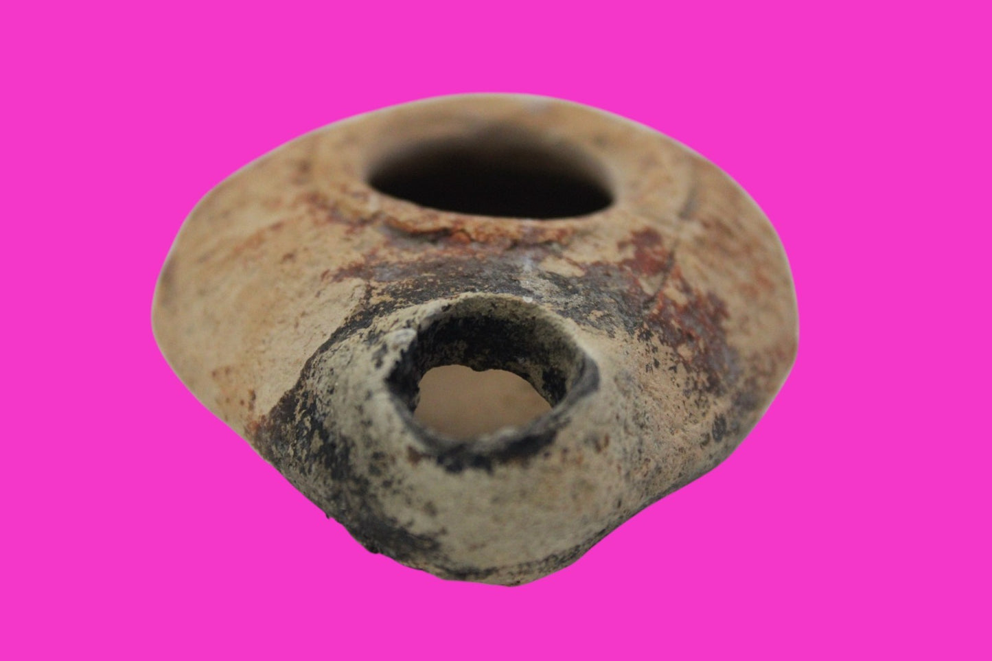 Ancient Holy Land Oil Lamp Artifact From Jesus Christ Home Land 100-500AD COA 59