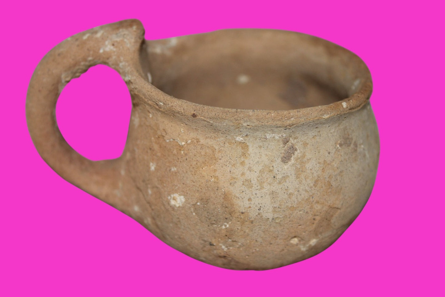 Time Of Abraham Holy Land Artifact Ancient 4000 Year Old Cup 2000 BC COA 23