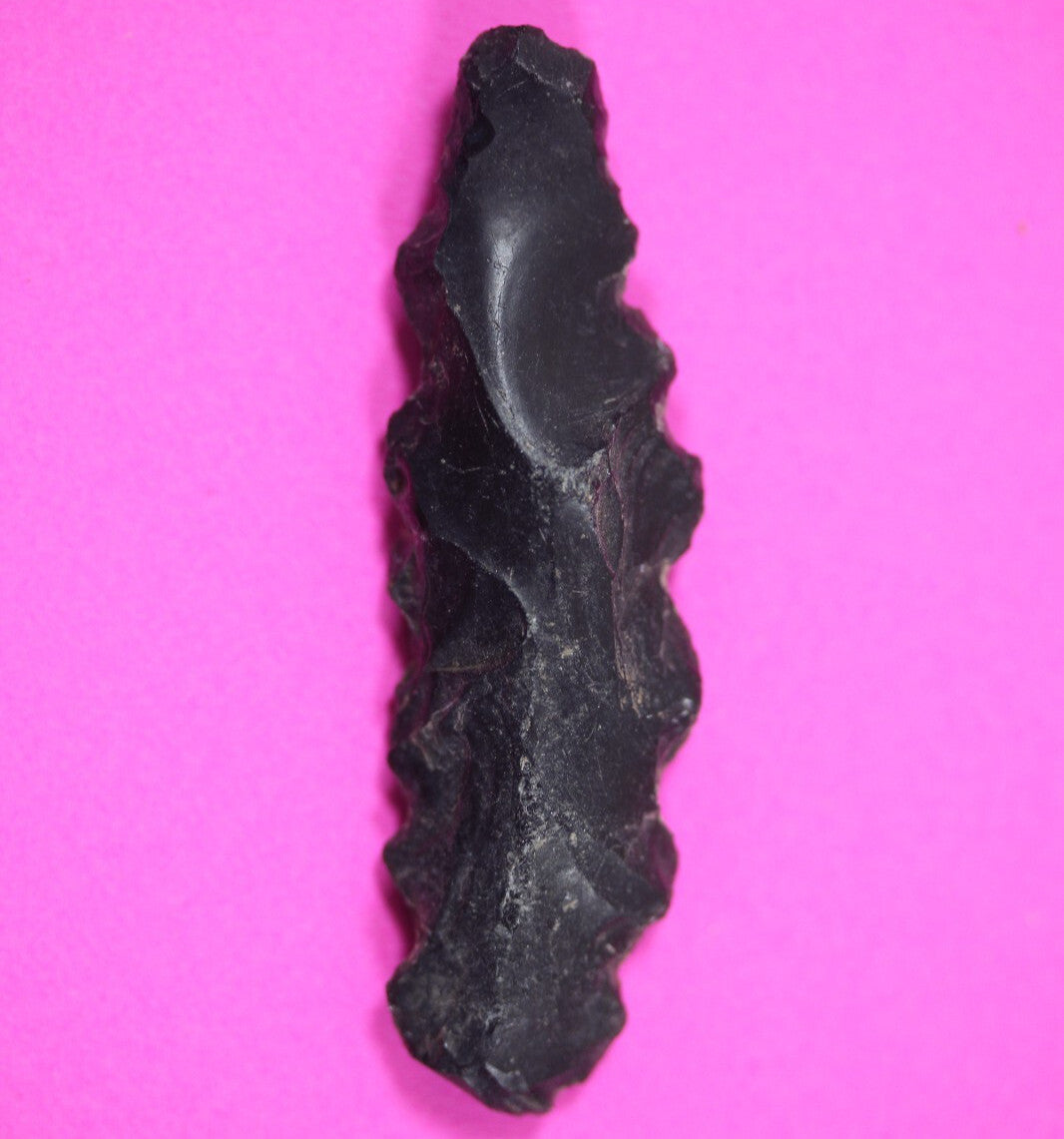 Pre Columbian Artifact Authentic Aztec Arrowhead Battle of Mexico City COA 33