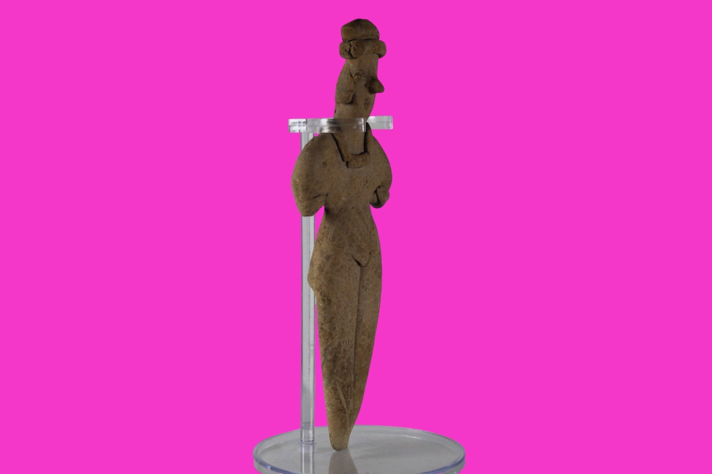 Pre Columbian Artifact 7 in Female Shaft Tomb Figure Colima Mexico 100BC COA 278