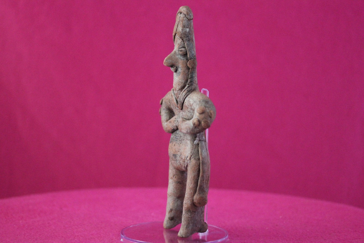 Pre Columbian Authentic Artifact Female Shaman Tomb Figure Colima Mexico COA 199