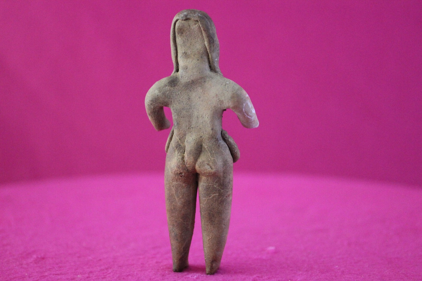 Authentic Pre Columbian Artifact Tomb Figure Colima Mexico 100 BC-250 AD COA 166