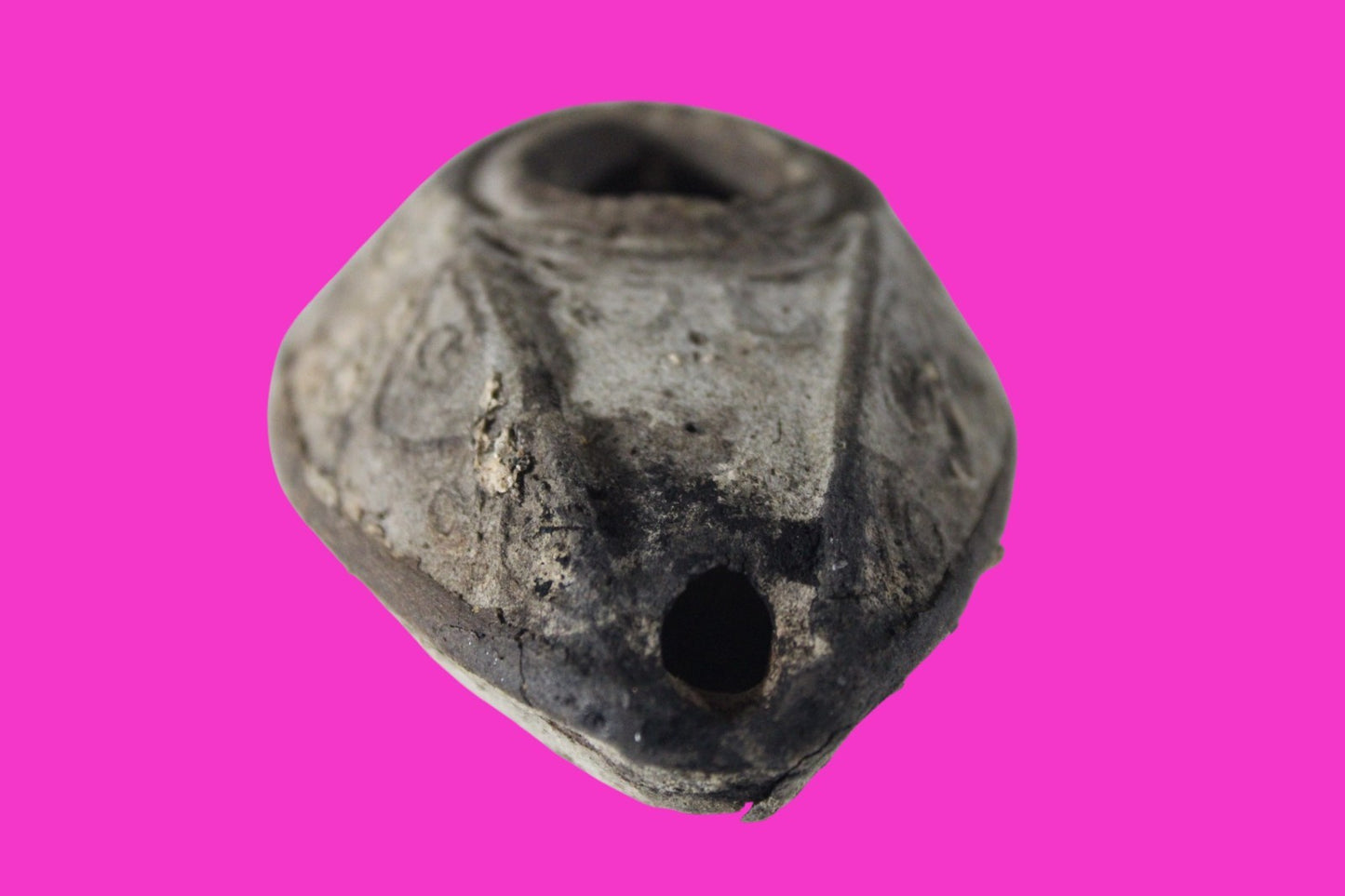 Oil Lamp Holy Land Ancient Artifact Jesus Christ Home Israel 300-600 AD COA 71