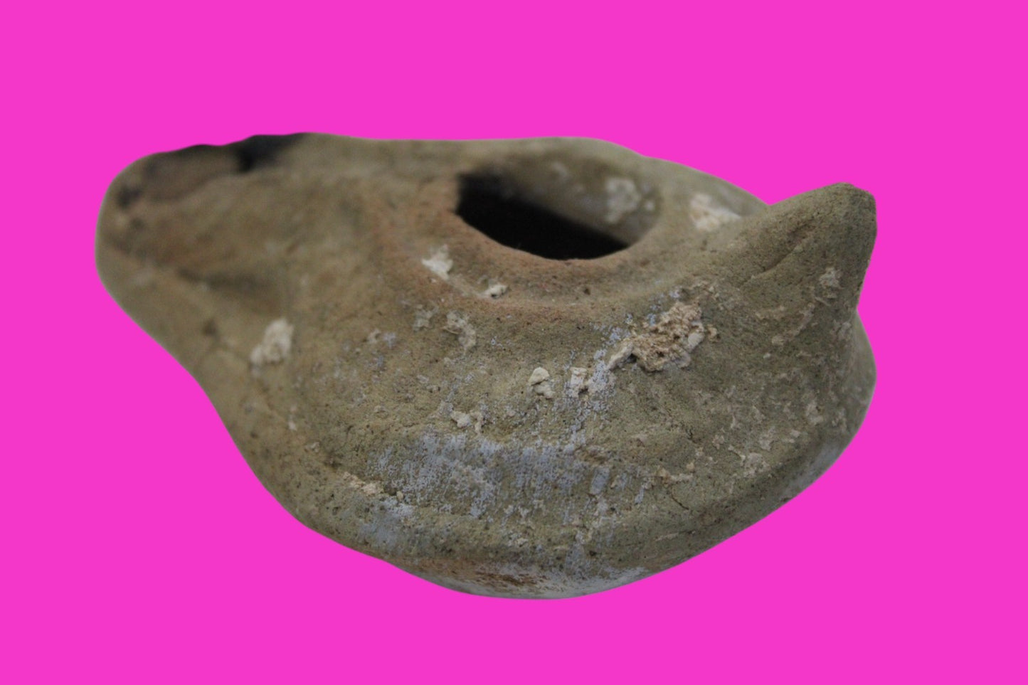 Ancient Holy Land Oil Lamp Artifact From Jesus Christ Home Land 100-500AD COA 67