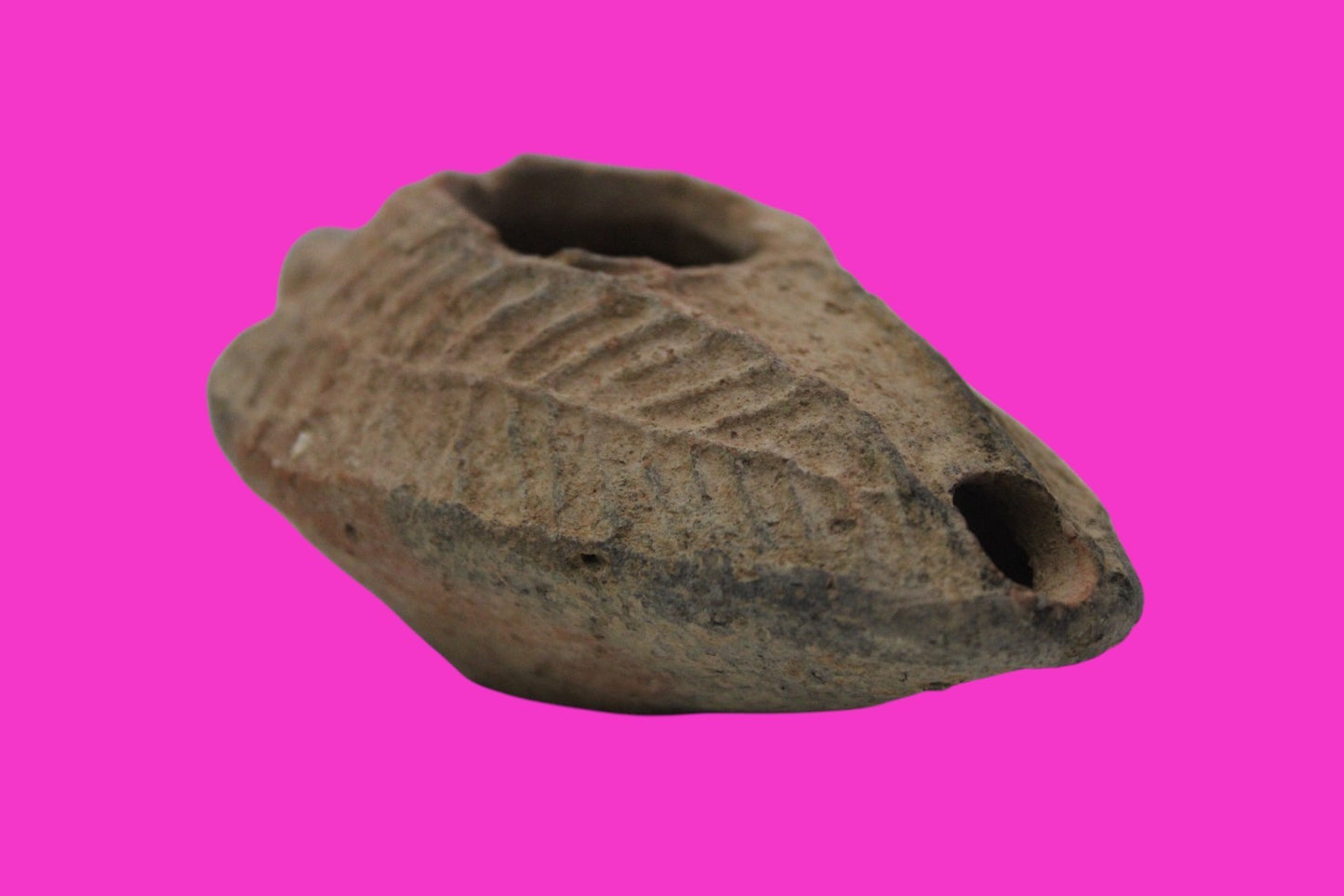 Ancient Holy Land Oil Lamp Artifact From Jesus Christ Home Land 100-500AD COA 54