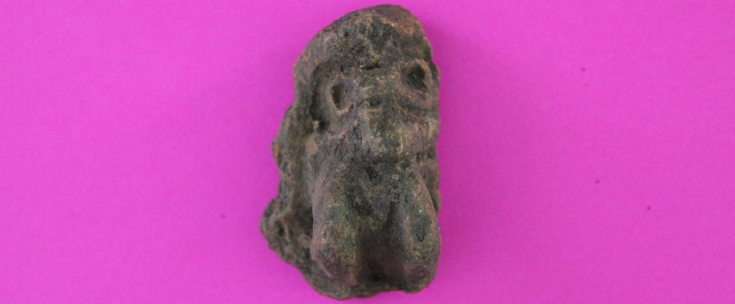 Puerto Rico Taino Pre Columbian Pottery Artifact FREE Display Case 1000AD COA 93