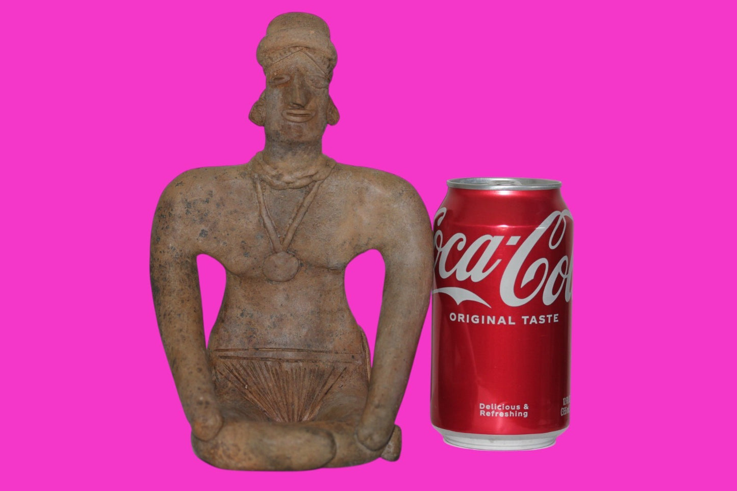 Pre Columbian Museum Quality Artifact Large Tomb Figure Colima Mexico COA 215