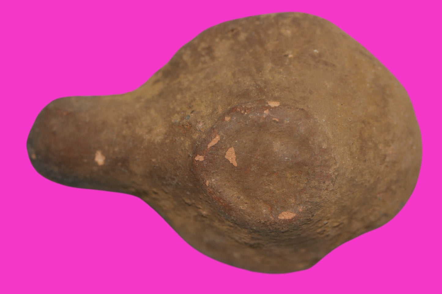 Holy Land Oil Lamp Ancient Artifact Jesus Christ Homeland 100-400 AD COA J107