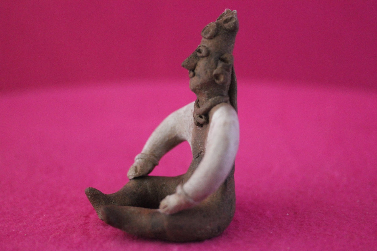Pre Columbian Artifact Authentic Seated Shaman Tomb Figure Colima Mexico COA 194