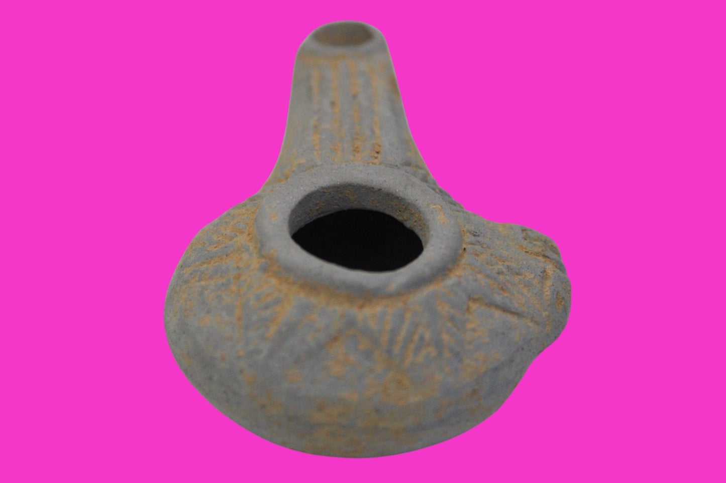 Ancient Holy Land Oil Lamp Artifact From Jesus Christ Home Land 100-500AD COA 68