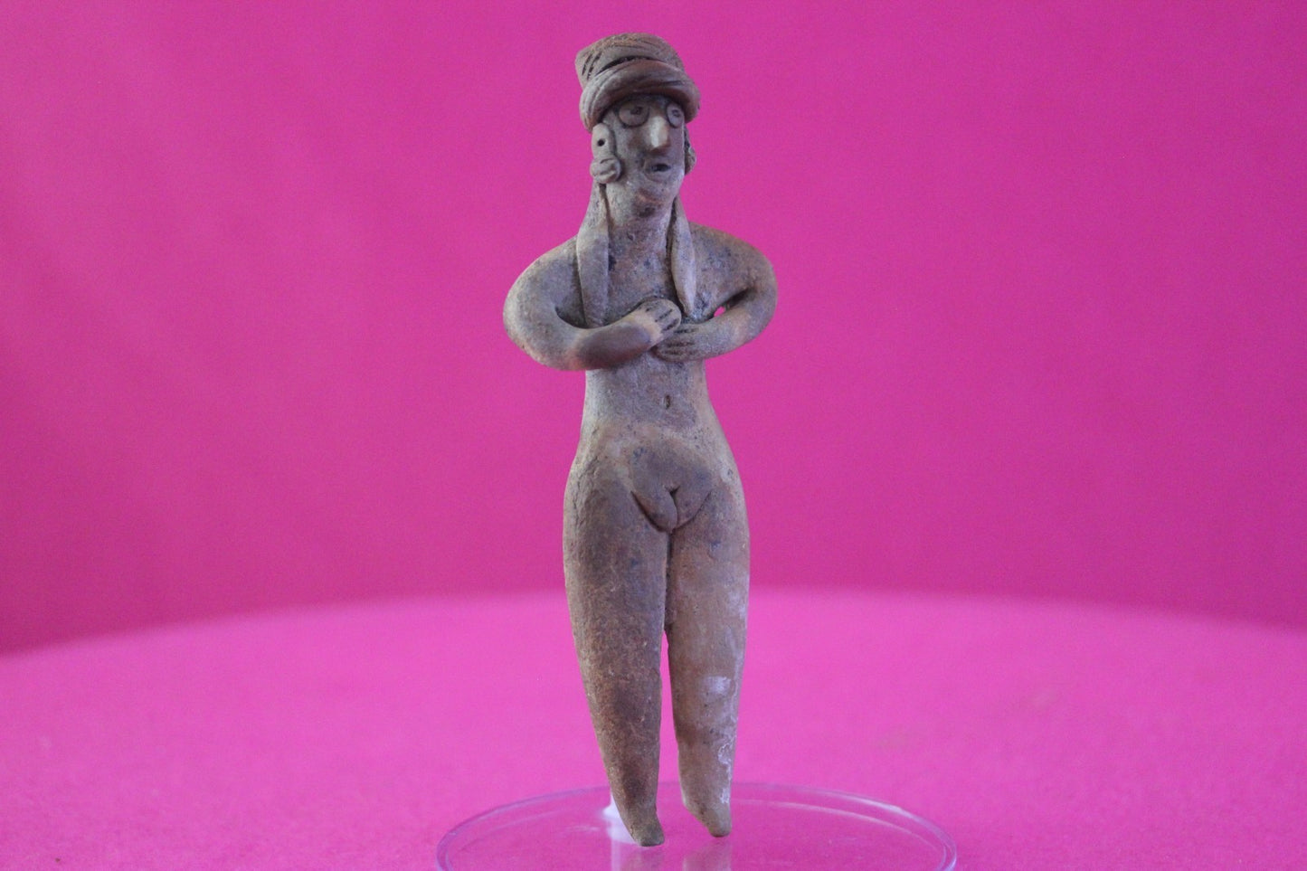 Pre Columbian Artifact Authentic Pretty Lady Tomb Figure Colima Mexico COA 204