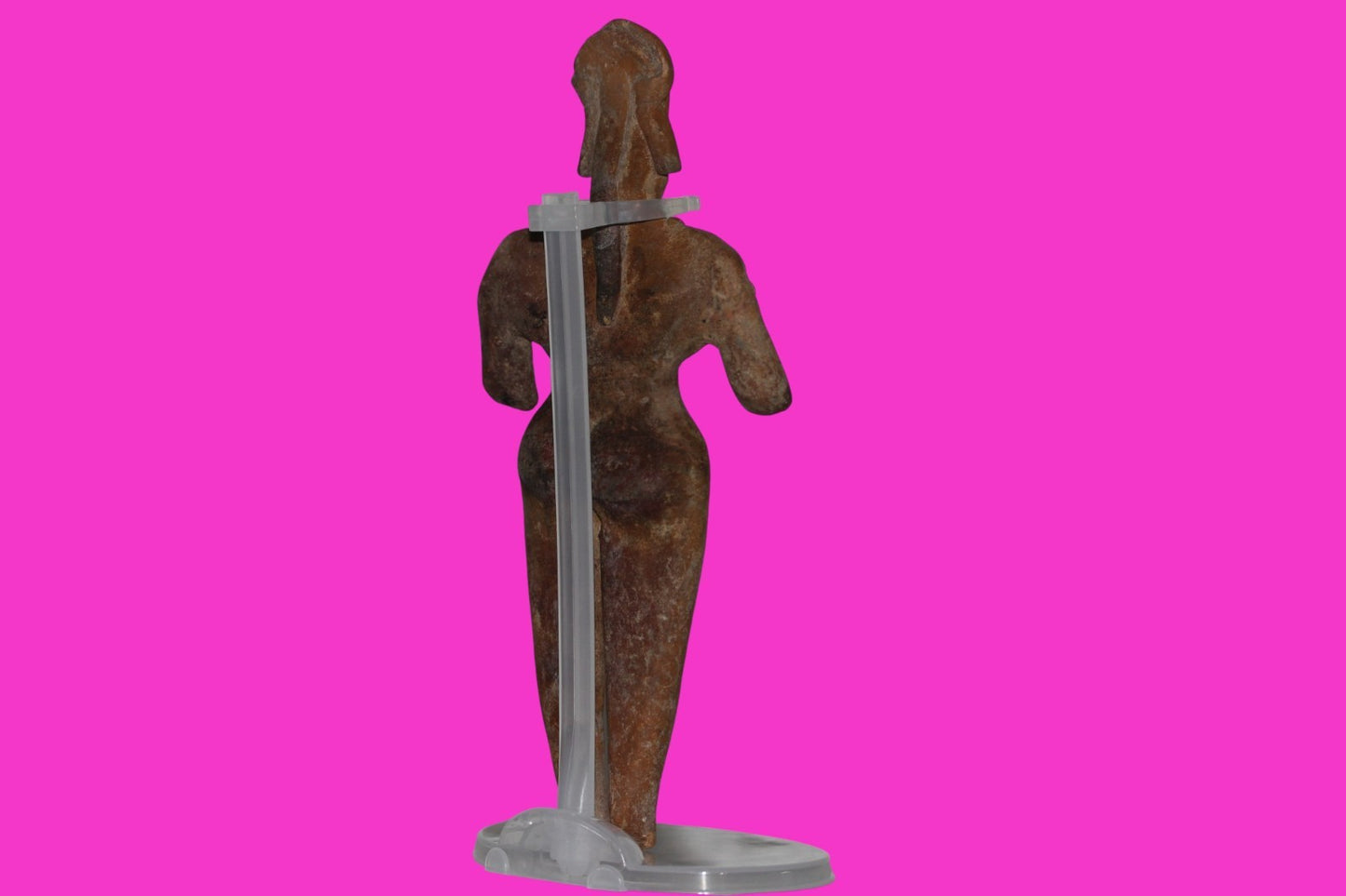 Pre Columbian Artifact BIG Female Shaman Tomb Figure Colima Mexico 100BC COA 250