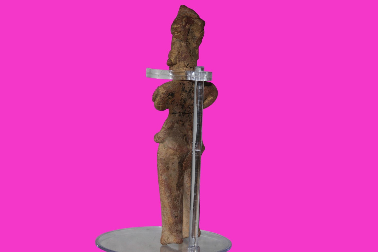 Pre Columbian Artifact 6 in Male Shaman Tomb Figure Colima Mexico 100BC COA 267