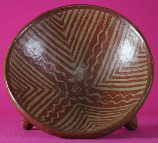 Ex Arte Primitivo Pre Columbian Artifact Chupicuaro Tripod Bowl 400-100 BC J40