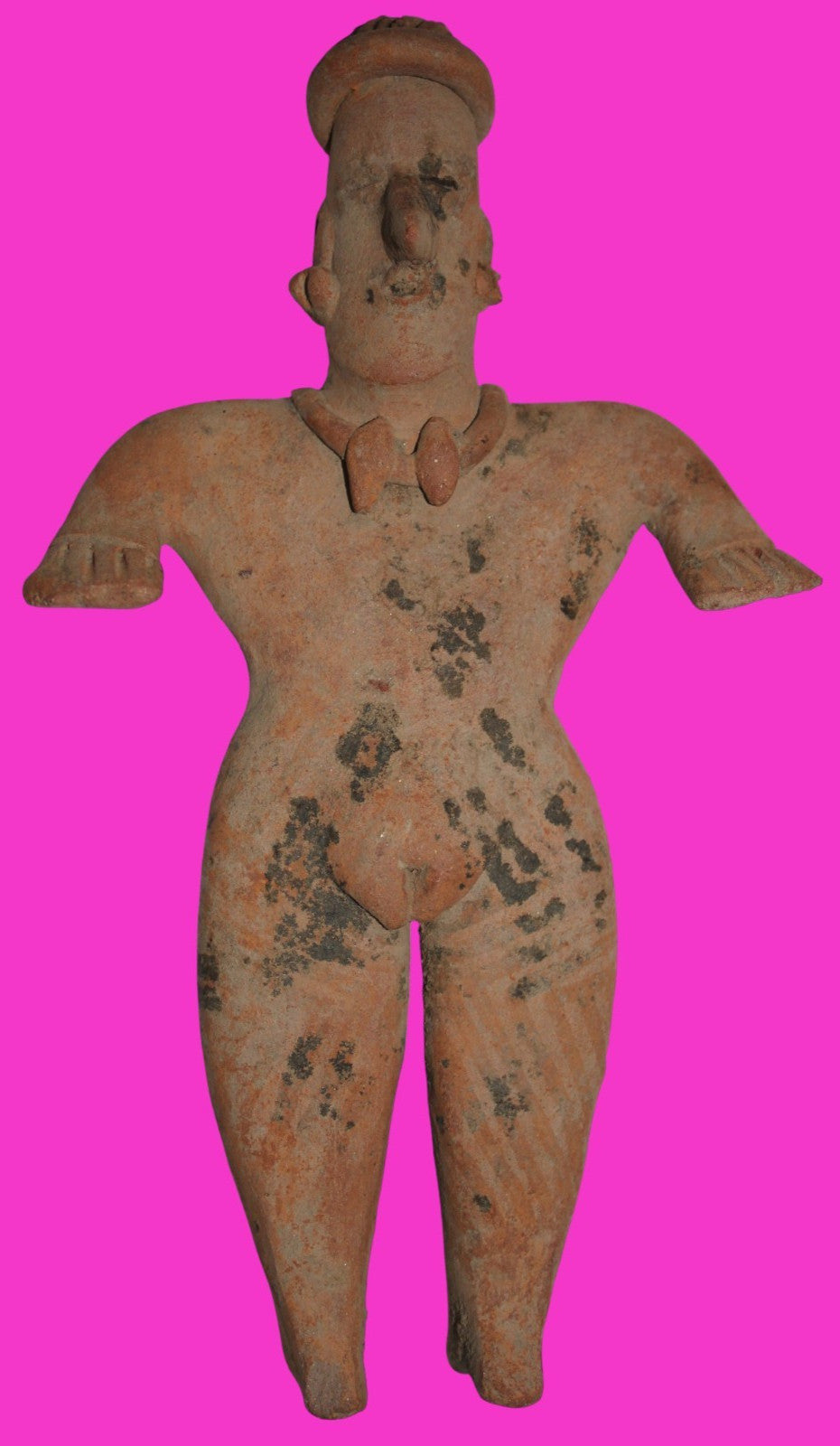 Pre Columbian Artifact 7 in Female Shaft Tomb Figure Colima Mexico 100BC COA 270