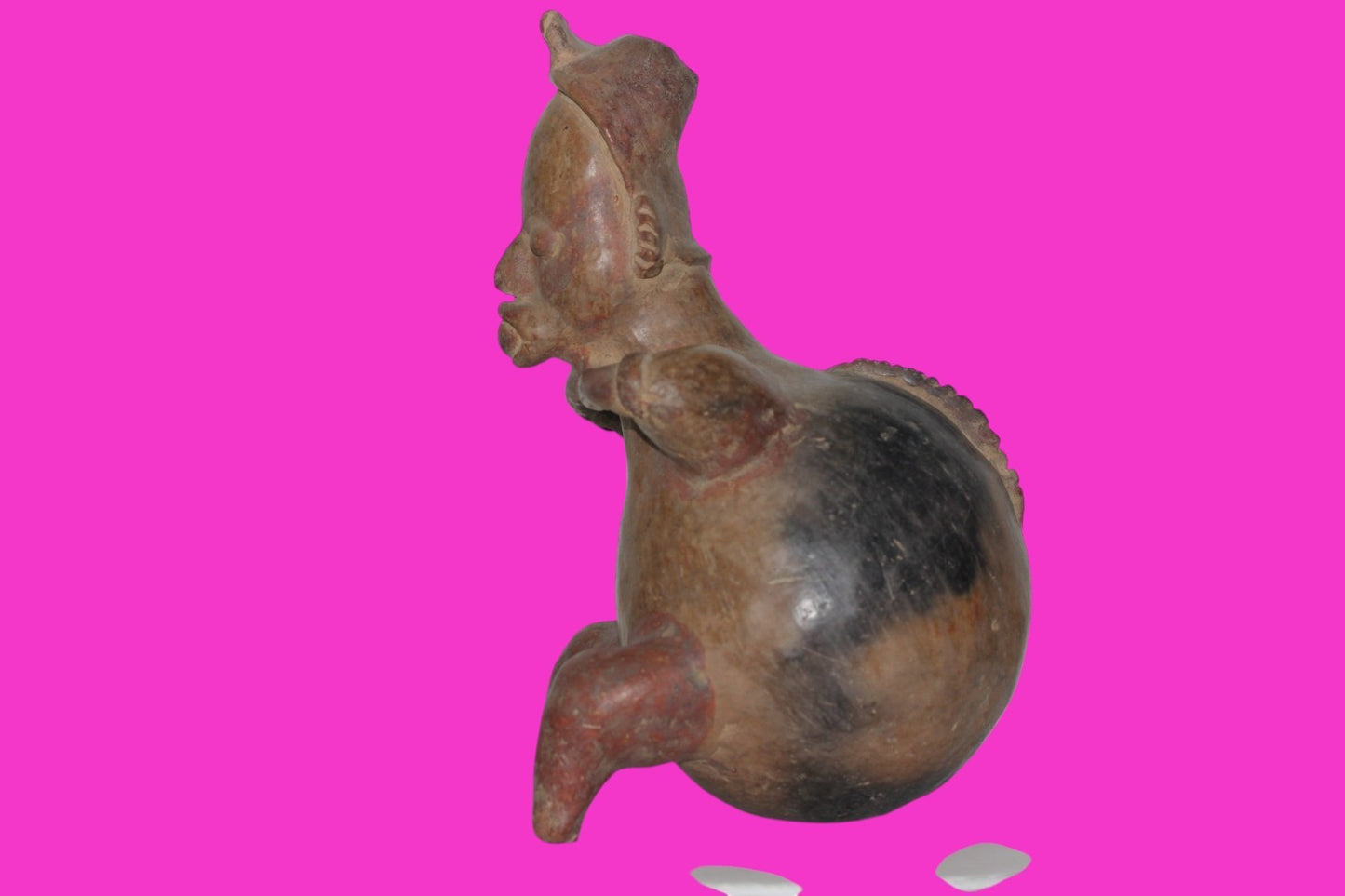 Pre Columbian Artifact Authentic Bloated Figure Jalisco Mexico 300 BC COA 218