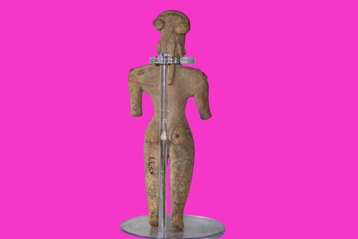 Pre Columbian Artifact 6 in Male Shaman Tomb Figure Colima Mexico 100BC COA 268