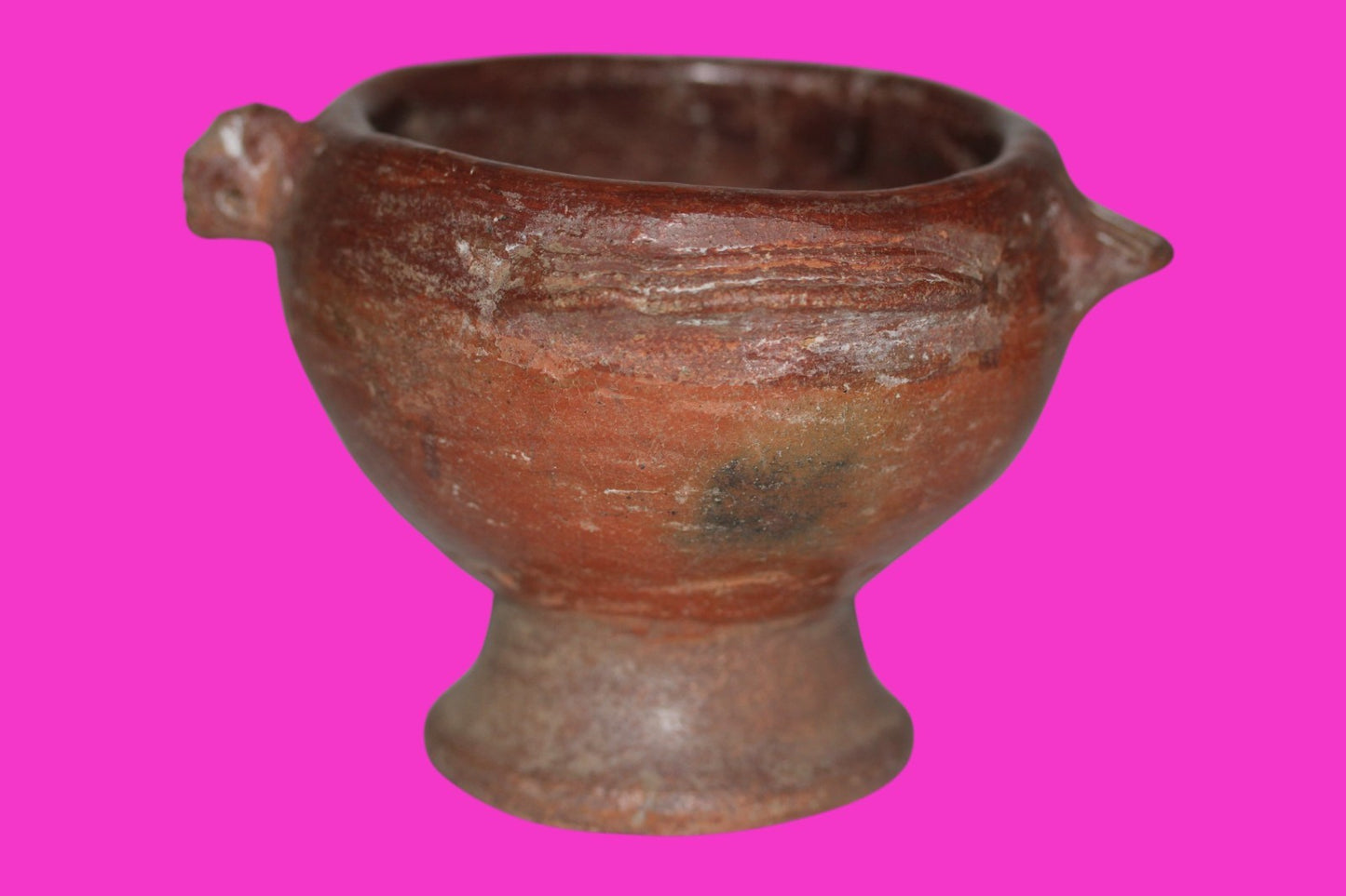 Pre Columbian Artifact Authentic Pedestal Bowl Watershed Costa Rica COA J97